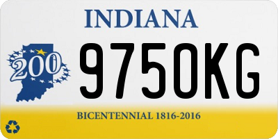 IN license plate 975OKG