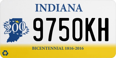 IN license plate 975OKH