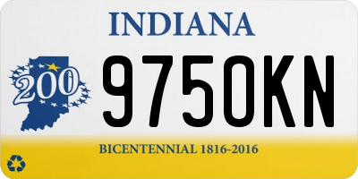 IN license plate 975OKN