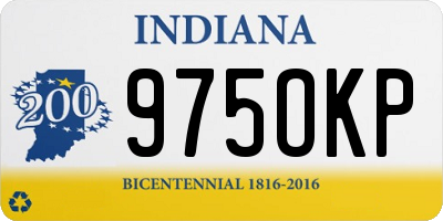 IN license plate 975OKP