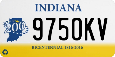 IN license plate 975OKV