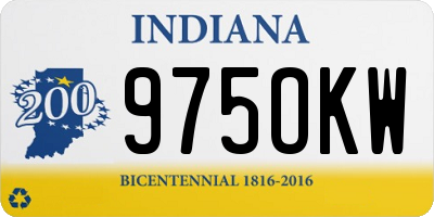 IN license plate 975OKW