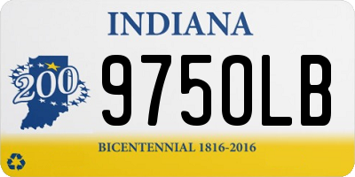 IN license plate 975OLB