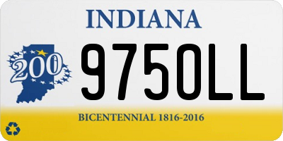 IN license plate 975OLL
