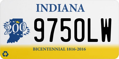 IN license plate 975OLW