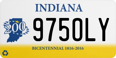 IN license plate 975OLY