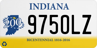 IN license plate 975OLZ