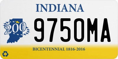 IN license plate 975OMA