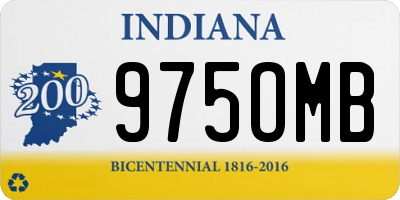 IN license plate 975OMB