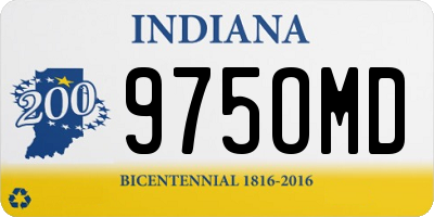 IN license plate 975OMD