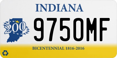 IN license plate 975OMF