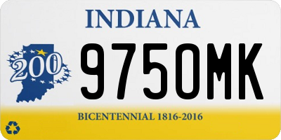 IN license plate 975OMK