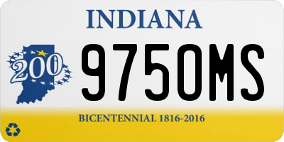 IN license plate 975OMS