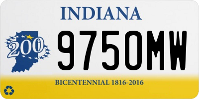 IN license plate 975OMW
