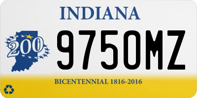 IN license plate 975OMZ
