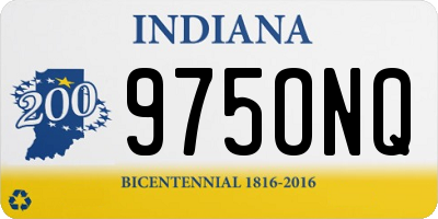 IN license plate 975ONQ