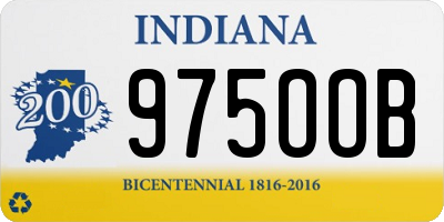 IN license plate 975OOB
