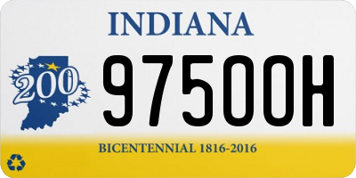IN license plate 975OOH