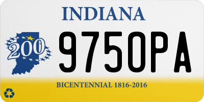 IN license plate 975OPA