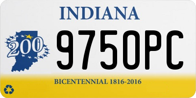 IN license plate 975OPC