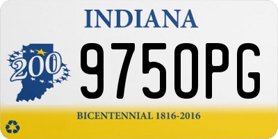 IN license plate 975OPG