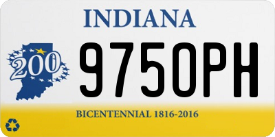 IN license plate 975OPH