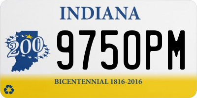 IN license plate 975OPM