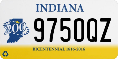 IN license plate 975OQZ