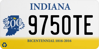 IN license plate 975OTE