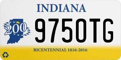 IN license plate 975OTG