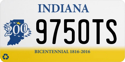 IN license plate 975OTS
