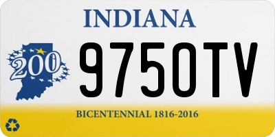 IN license plate 975OTV