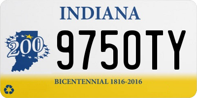 IN license plate 975OTY