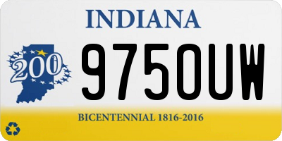 IN license plate 975OUW