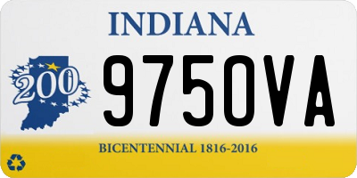 IN license plate 975OVA