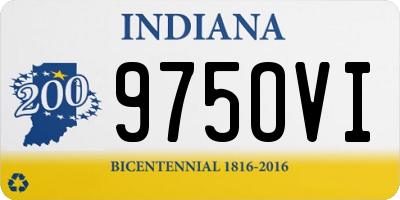 IN license plate 975OVI