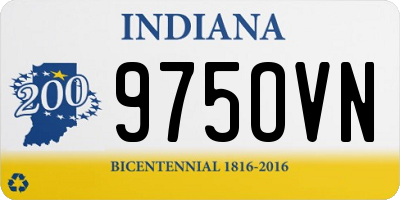 IN license plate 975OVN