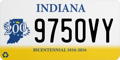 IN license plate 975OVY
