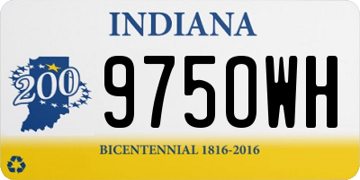 IN license plate 975OWH