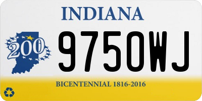 IN license plate 975OWJ