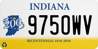IN license plate 975OWV