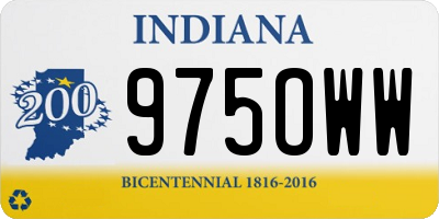 IN license plate 975OWW