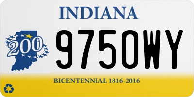 IN license plate 975OWY