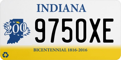 IN license plate 975OXE