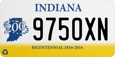 IN license plate 975OXN