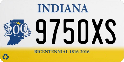 IN license plate 975OXS