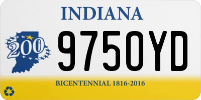 IN license plate 975OYD