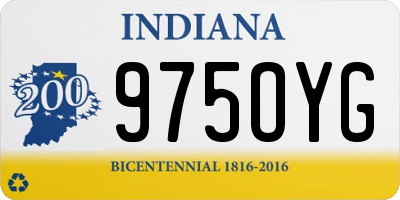 IN license plate 975OYG