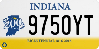 IN license plate 975OYT