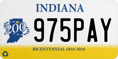 IN license plate 975PAY